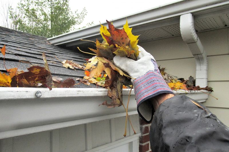 Home with Gutter Covers